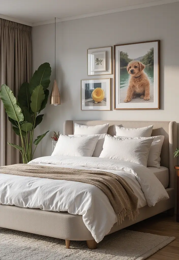 30 Luxury Bedroom Design Ideas That Exude Elegance & Class - 15. Personalized Decor