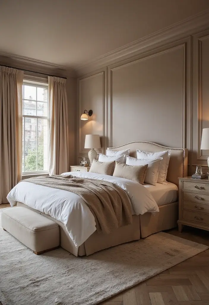 30 Luxury Bedroom Design Ideas That Exude Elegance & Class - 8. Luxurious Layering