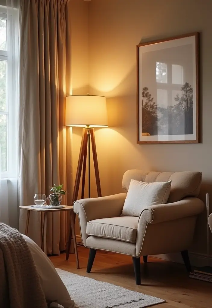 30 Men’s Small Bedroom Ideas That Feel Minimal & Masculine - 28. Create a Cozy Corner