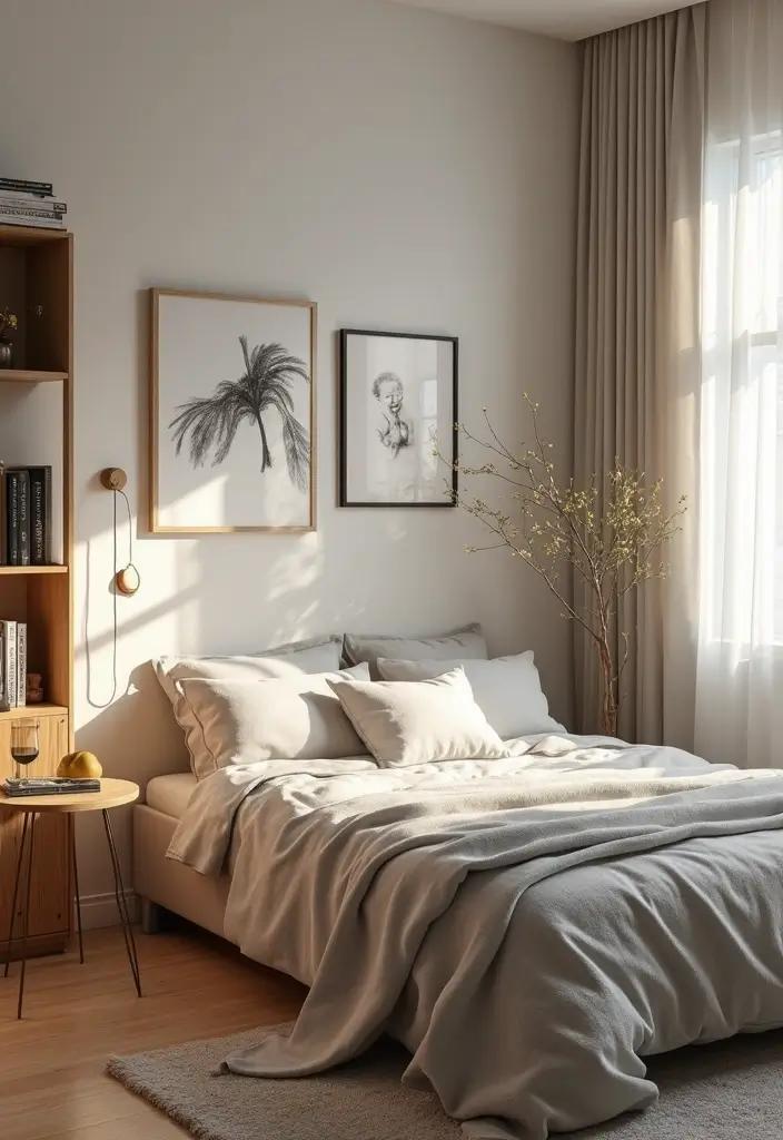 30 Men’s Small Bedroom Ideas That Feel Minimal & Masculine - 30. Personalize with Your Touch