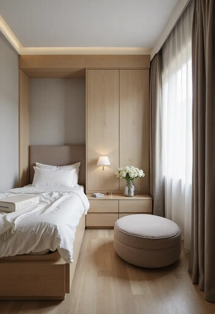 30 Men’s Small Bedroom Ideas That Feel Minimal & Masculine - 5. Select Multi-functional Furniture