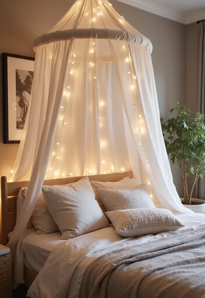 30 Room Divider Ideas for Kids Bedroom That Create Cozy Spaces - 17. Canopy Tents as Cozy Spaces