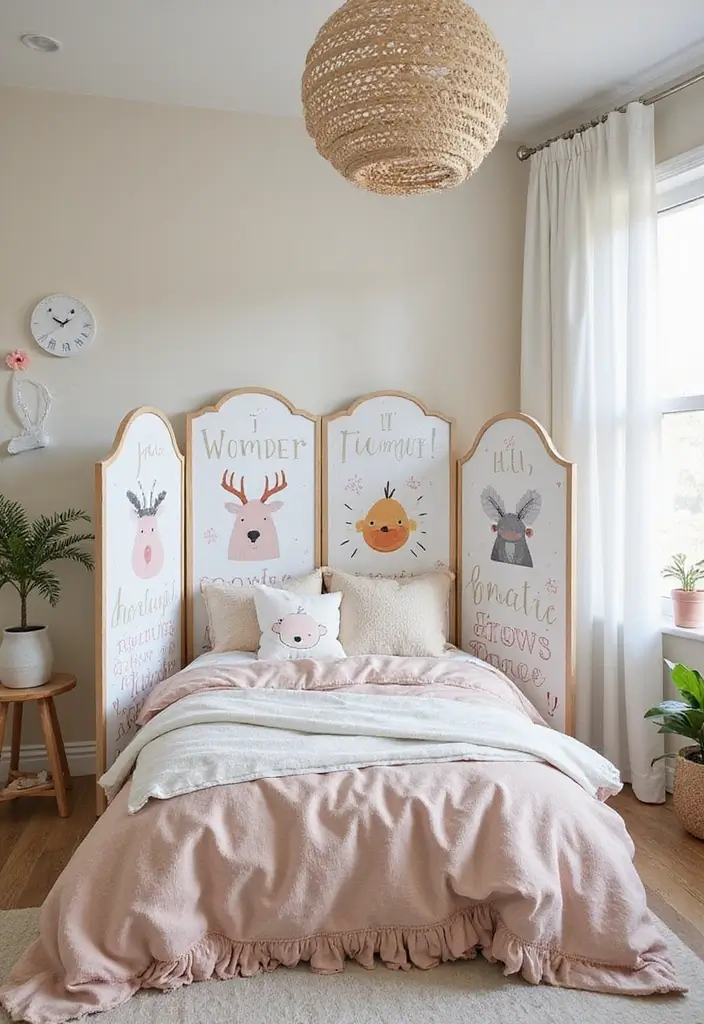 30 Room Divider Ideas for Kids Bedroom That Create Cozy Spaces - 21. Decorative Room Divider Screens