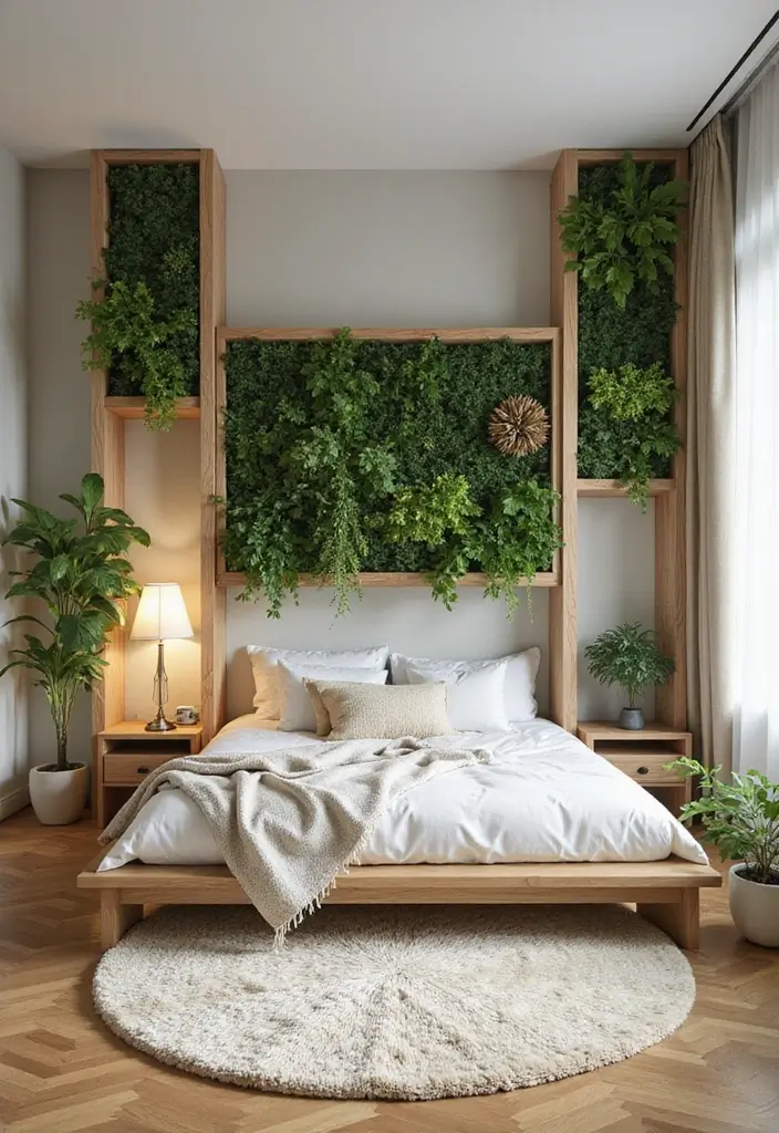 30 Room Divider Ideas for Kids Bedroom That Create Cozy Spaces - 27. Biophilic Design Elements