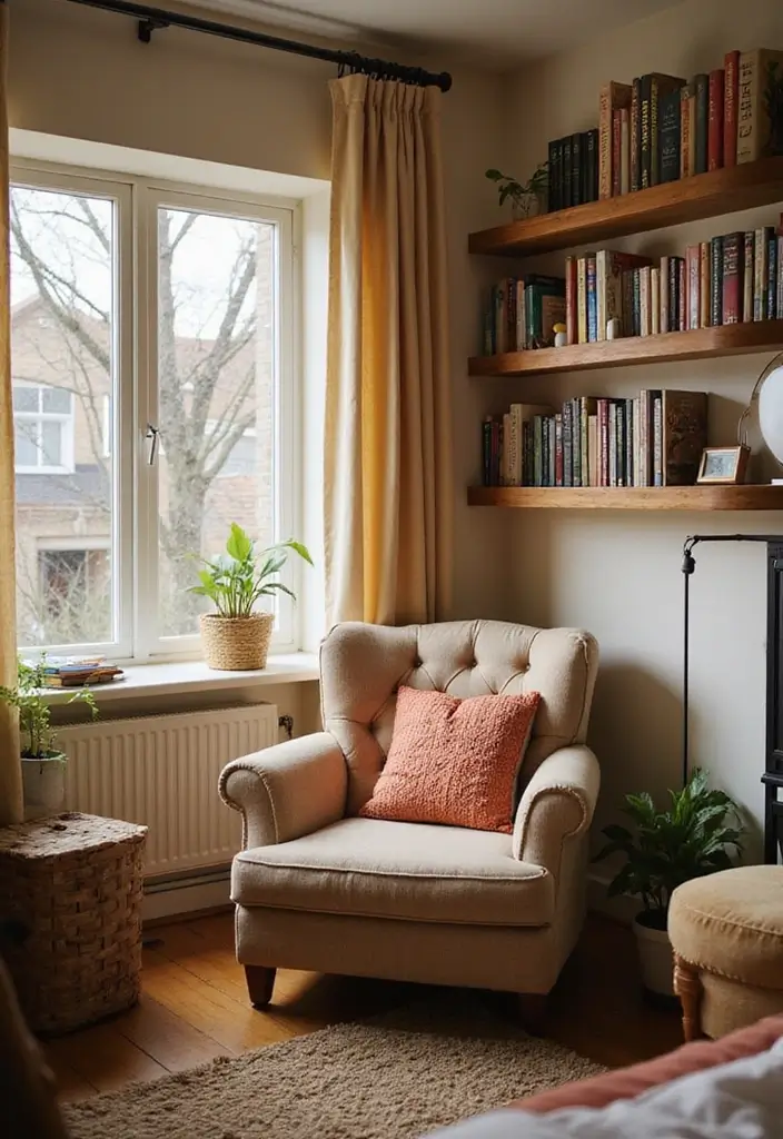 30 Teen Boys Shared Bedroom Ideas That Are Functional and Cool - 19. Cozy Reading Nook