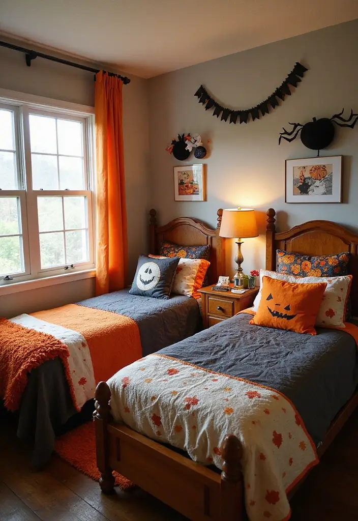 30 Teen Boys Shared Bedroom Ideas That Are Functional and Cool - 28. Seasonal Decor Swaps