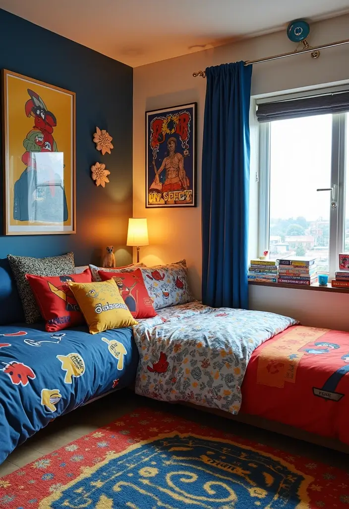 30 Teen Boys Shared Bedroom Ideas That Are Functional and Cool - 6. Themed Decor