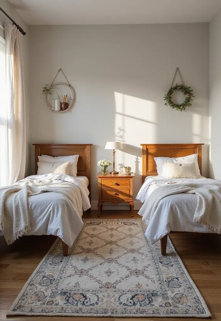 30 Teen Boys Shared Bedroom Ideas That Are Functional and Cool - 8. Stylish Rugs