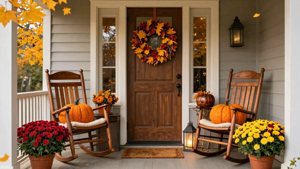12 Fall Decorations Porch Ideas That Don't Blow Away in Wind