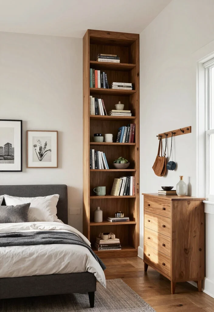 12 Farmhouse Master Bedrooms Decor Ideas for Small Spaces - 4. Utilize Vertical Space 1