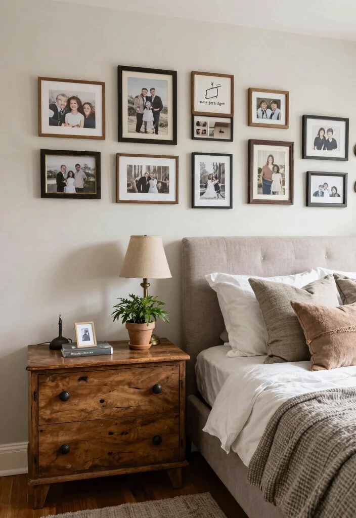 12 Farmhouse Master Bedrooms Decor Ideas for Small Spaces - 6. Add Personal Touches 1
