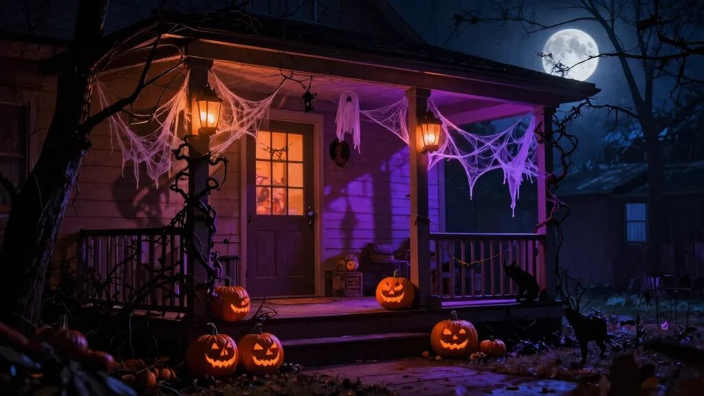 12 Halloween Porch Concepts That Actually Look Scary at Night