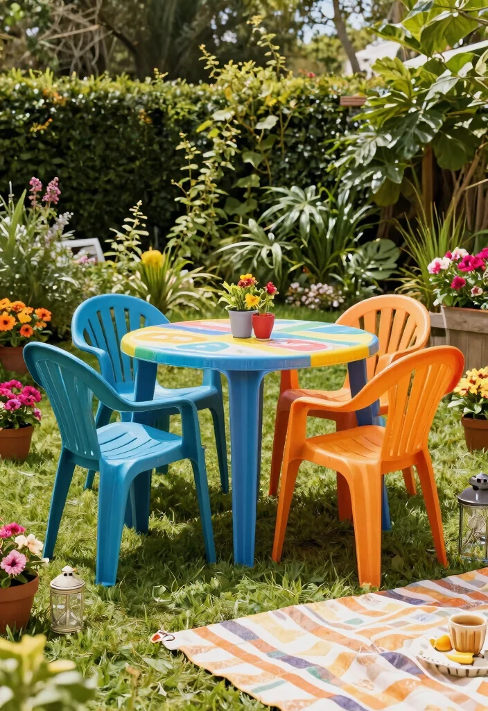 12 Outdoor Furniture Sets on a Budget That Actually Last More Than One Season - 2. Recycled Plastic Set - Eco-Friendly and Tough 1