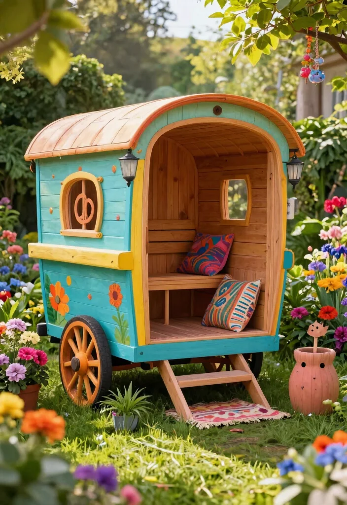 12 Outdoor Sauna Ideas That Don't Need a Plumber or Electrician - 10. The Gypsy Wagon Sauna 1