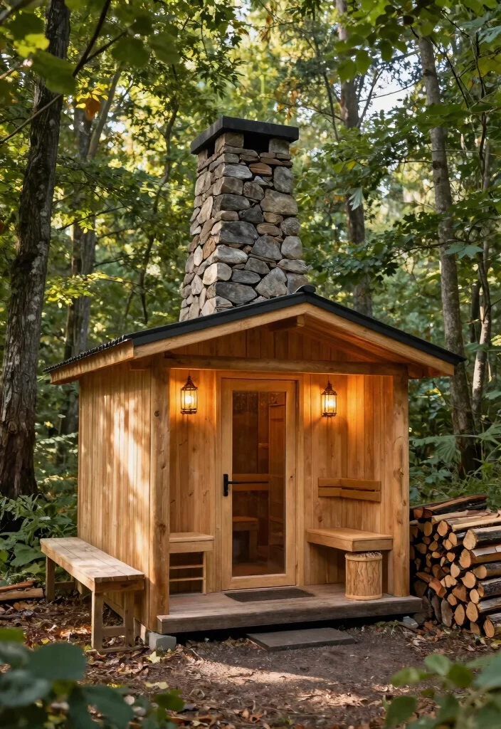 12 Outdoor Sauna Ideas That Don't Need a Plumber or Electrician - 7. DIY Wood-Fired Sauna 1