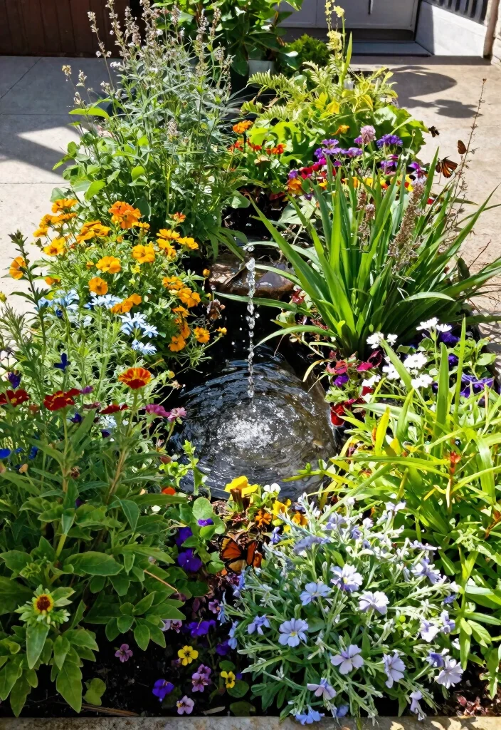 12 Outdoor Water Features That Run Without a Buried Line - 9. Rain Gardens 1