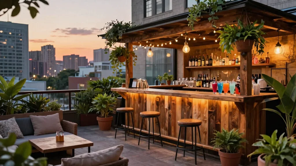 12 Terrace Bar Counter Ideas for Small Spaces Without a Full Build