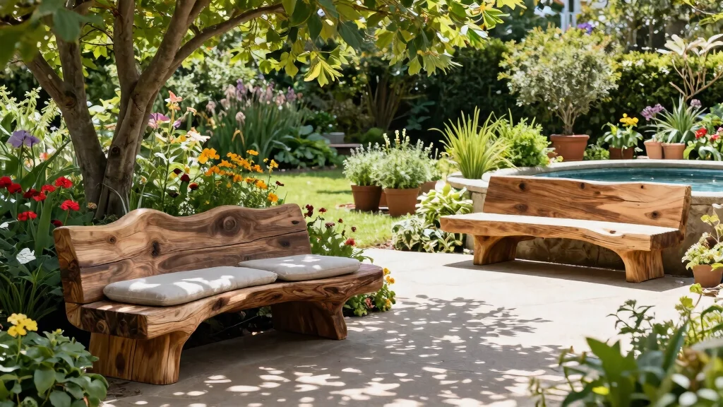 12 Wood Bench Outdoor Ideas That Last Through Rain and Sun