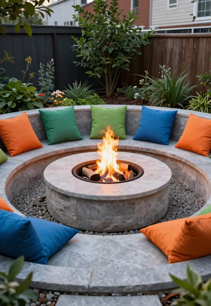 14 Backyard Fire Pit Patio Ideas for Small Spaces and Tight Budgets - 1. DIY Paver Fire Pit 1