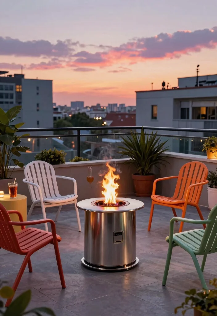 14 Backyard Fire Pit Patio Ideas for Small Spaces and Tight Budgets - 5. Portable Fire Pit 1