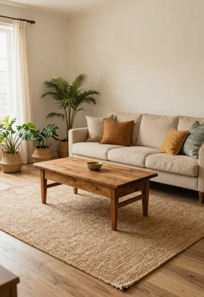 14 Farmhouse Area Rugs That Anchor Any Room on a Budget - 1. Subtle Jute Textures 1