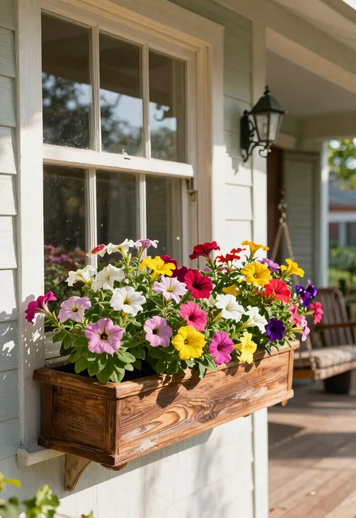 14 Front Porch Planter Ideas That Thrive in Full Sun or Full Shade - 9. Charming Window Boxes 1