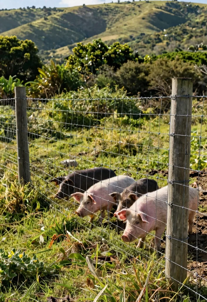 14 Hog Fence Ideas That Stop Digging and Keep Pigs Contained - 2. Reinforced Wire Fencing 1