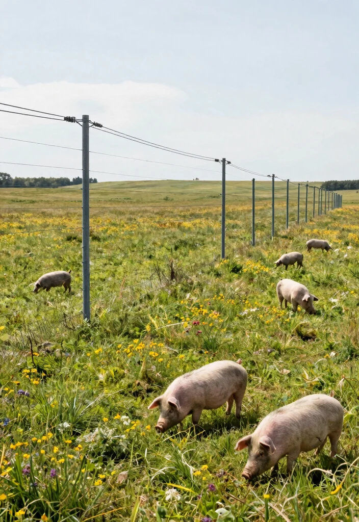 14 Hog Fence Ideas That Stop Digging and Keep Pigs Contained - 3. Electric Fencing Systems 1