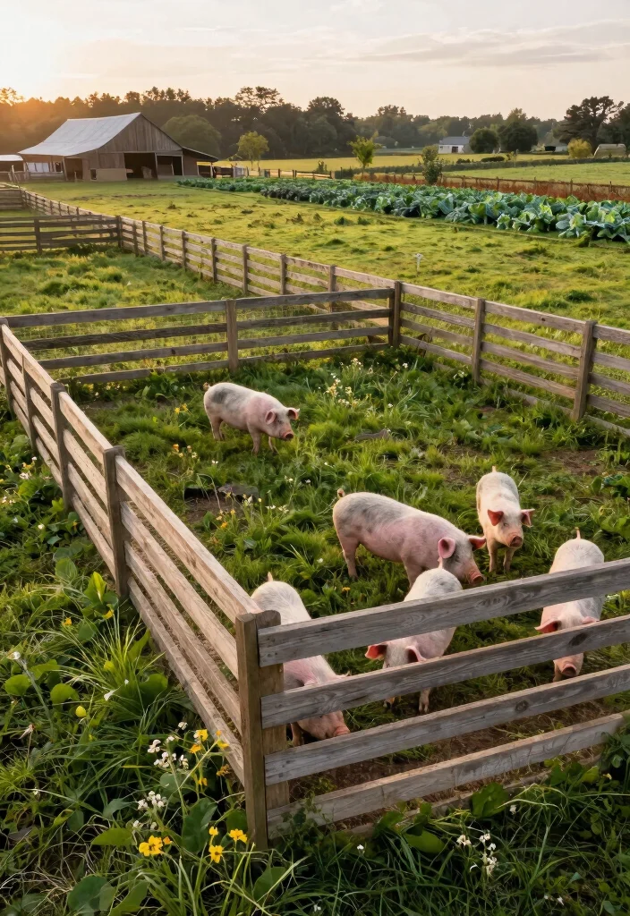 14 Hog Fence Ideas That Stop Digging and Keep Pigs Contained - 6. Dual-Fencing Approach 1