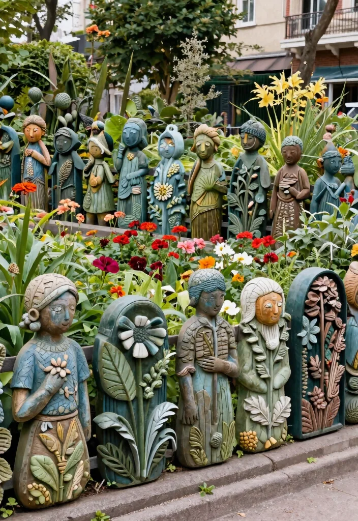 14 Metal Fence Ideas That Don't Rust or Need Annual Maintenance - 14. Artistic Sculpture Fences 1