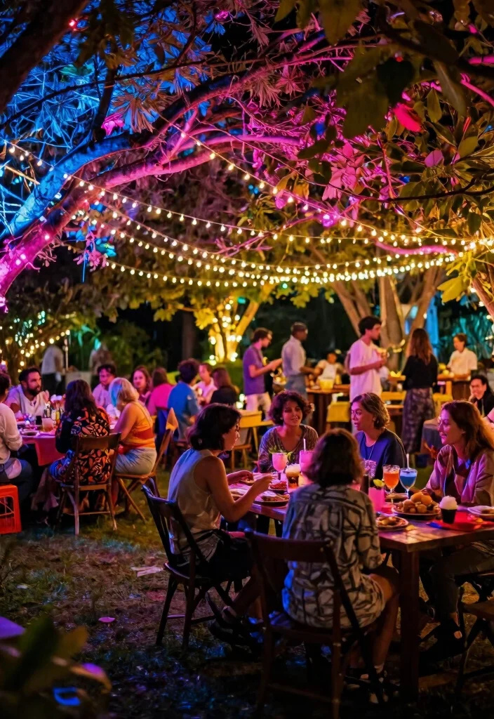 14 Outdoor Fairy Lights That Stay Up Through Wind and Rain - 12. Color-Changing Fairy Lights for Fun 1