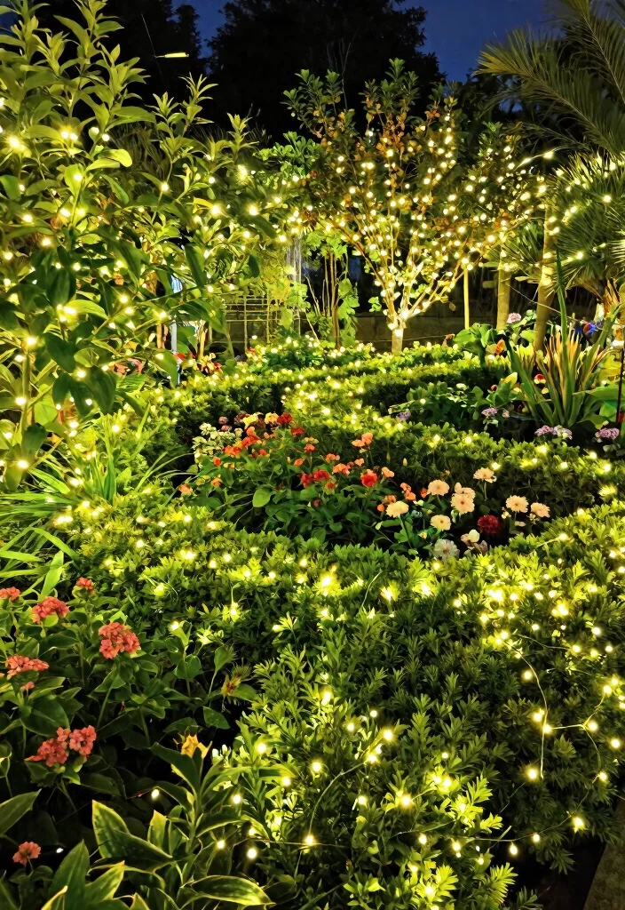 14 Outdoor Fairy Lights That Stay Up Through Wind and Rain - 8. Net Lights for Easy Coverage 1