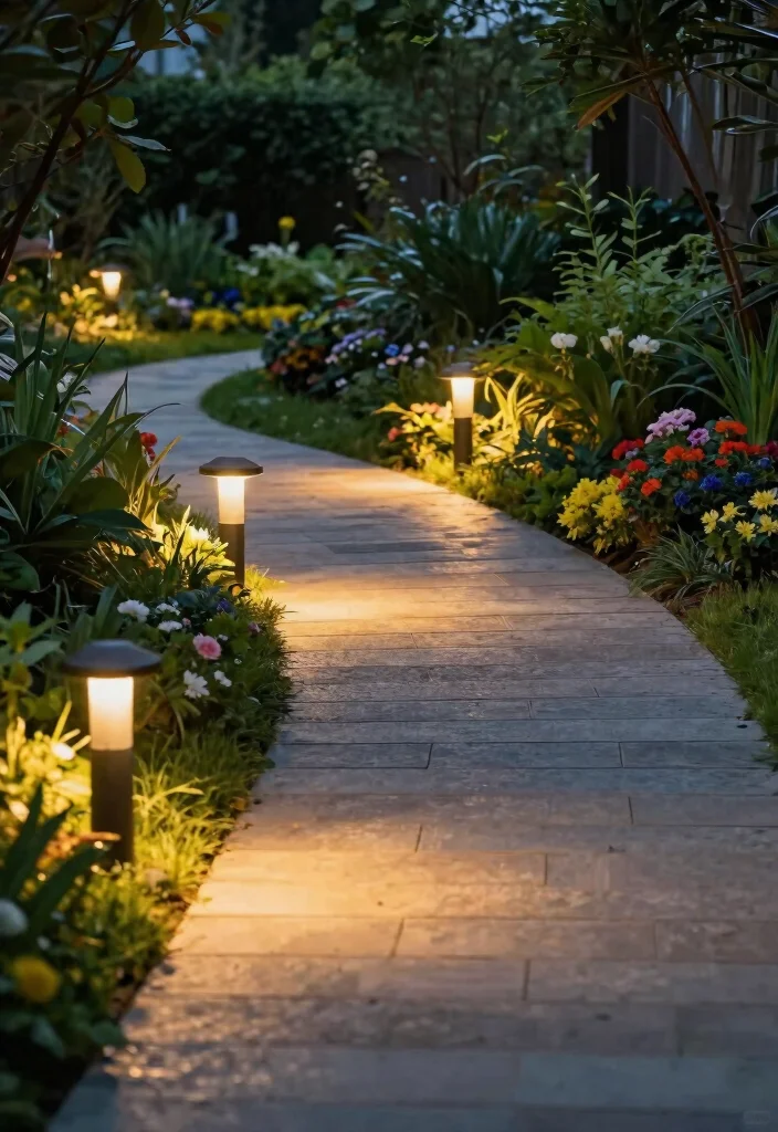 14 Outdoor Fairy Lights That Stay Up Through Wind and Rain - 9. Pathway Lights for Safety and Charm 1