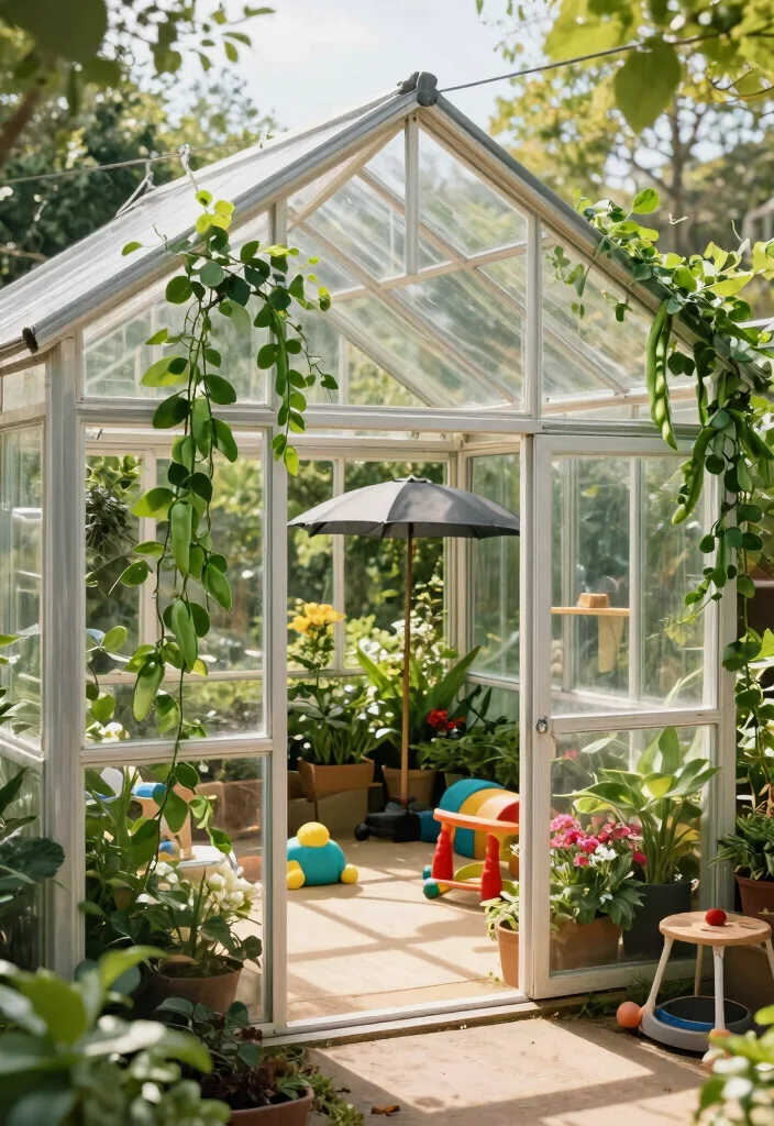 14 Outdoor Pet Enclosure Ideas That Keep Pets Safe and Cool - 2. The Greenhouse Retreat 1