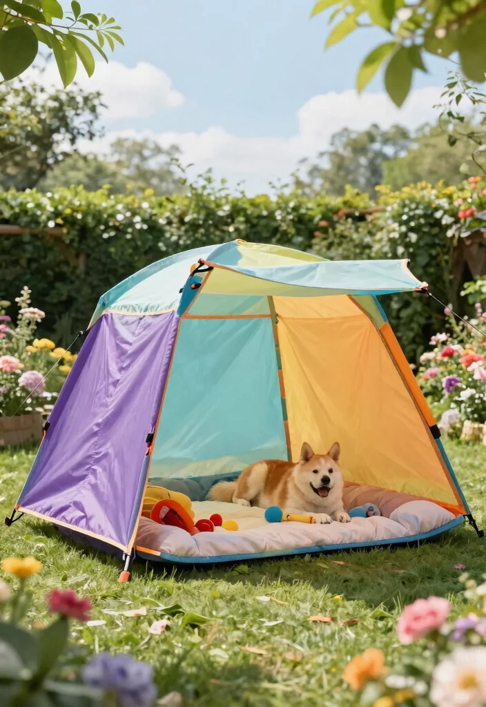 14 Outdoor Pet Enclosure Ideas That Keep Pets Safe and Cool - 5. The Shade Canopy 1