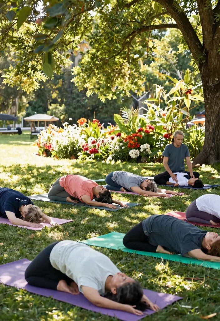 14 Outdoor Wedding Activities That Keep Guests Entertained for Hours - 2. Garden Yoga Session 1