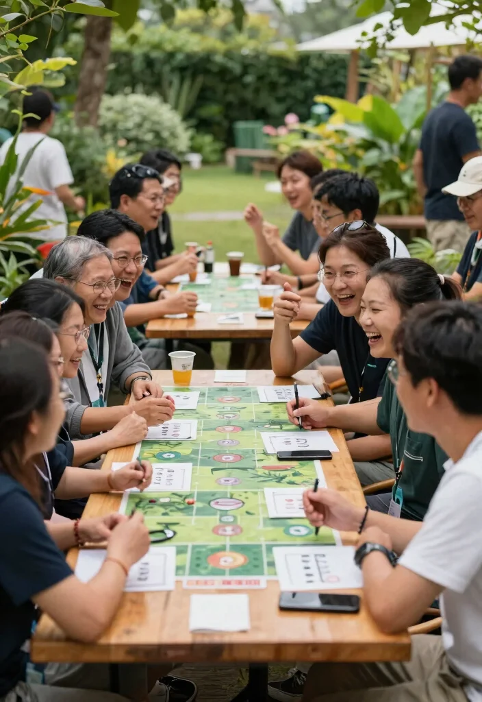 14 Outdoor Wedding Activities That Keep Guests Entertained for Hours - 6. Nature-Inspired Trivia 1