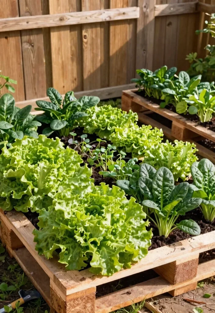 14 Pallet Trellis Ideas for Gardens That Cost Almost Nothing - 13. Pallet Vertical Veggie Garden 1