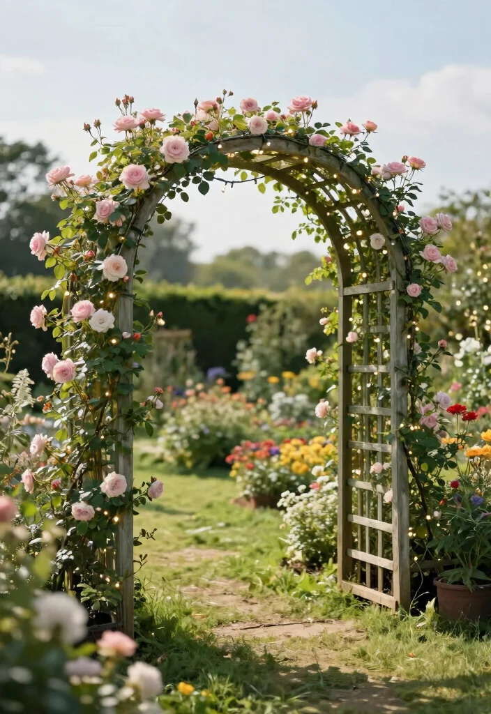 14 Pallet Trellis Ideas for Gardens That Cost Almost Nothing - 9. Pallet Arch Trellis 1