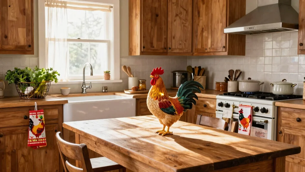 14 Rooster Kitchen Decor Farmhouse Style Ideas That Don't Look Dated