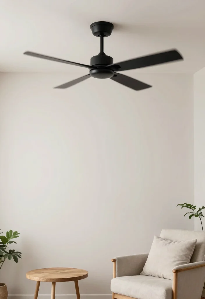 15 Boho Ceiling Fan Ideas That Add Texture Without Looking Cluttered - 5. Minimalist Boho Designs 1