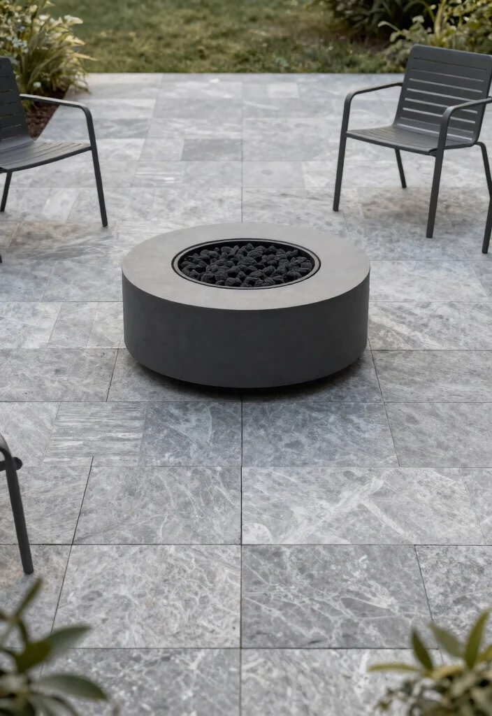 15 Fire Pit Patio Ideas for Small Yards Without Full Hardscaping - 5. Minimalist Fire Pit with Paver Stones 1
