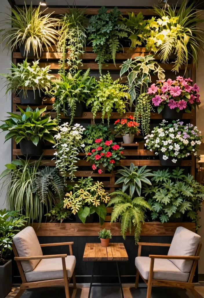 15 Outdoor Living Space Ideas That Feel Cozy Without Walls - 6. Vertical Garden Walls 1