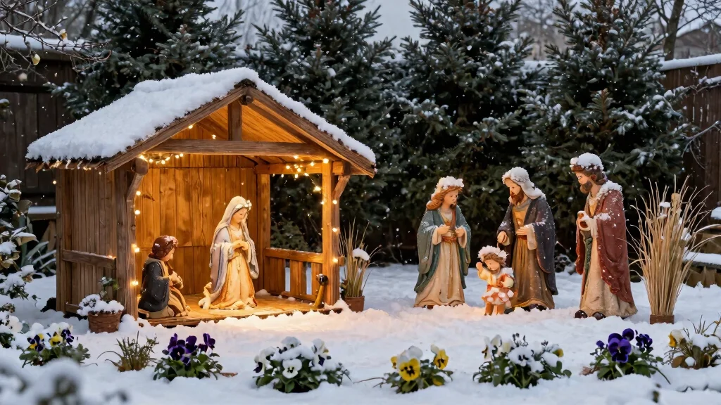 15 Outdoor Nativity Scene Ideas That Survive Winter Weather