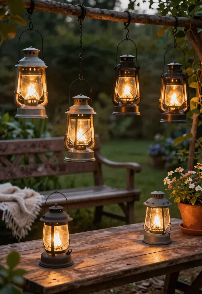 15 Outdoor Porch Lights That Stay Bright Without Wiring - 1. Solar Lanterns for a Rustic Touch 1