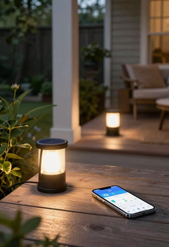 15 Outdoor Porch Lights That Stay Bright Without Wiring - 14. Smart Solar Lights 1