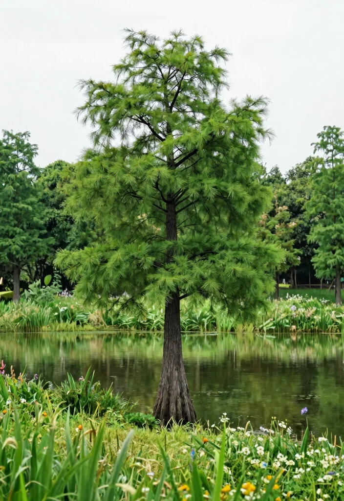 15 Privacy Trees Along Fence That Grow Fast and Stay Dense - 13. Bald Cypress - A Unique Shape 1