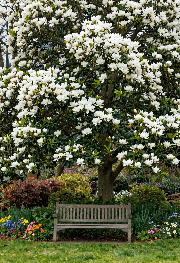 15 Privacy Trees Along Fence That Grow Fast and Stay Dense - 6. Sweetbay Magnolia - Beauty and Fragrance 1