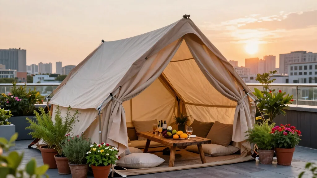15 Terrace Tent Ideas for Small Rooftops and Tight Spaces