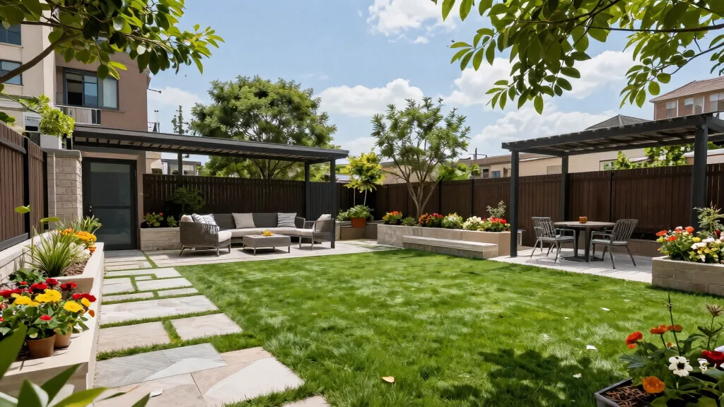 15 Turf and Pavers Backyard Ideas for Low-Maintenance Yards